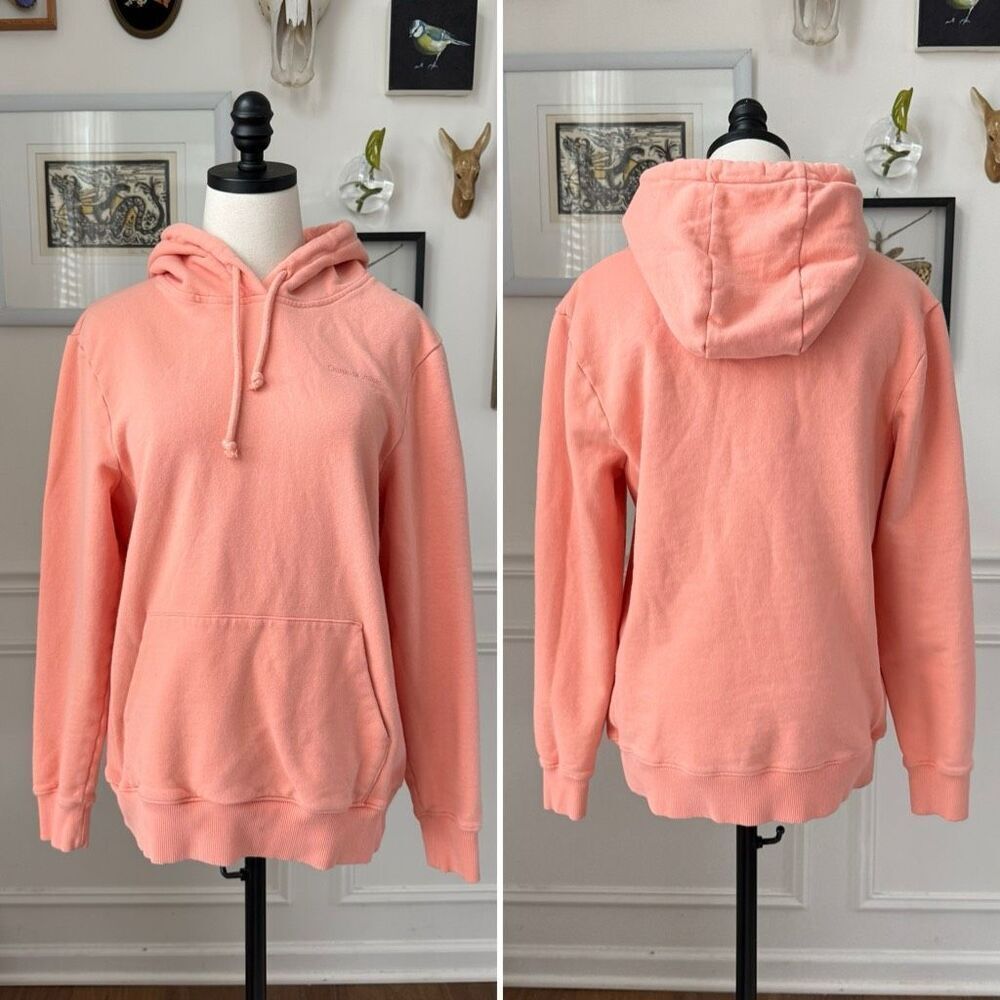 Outdoor Voices Hoodie Orange Sherbet 100% Cotton S